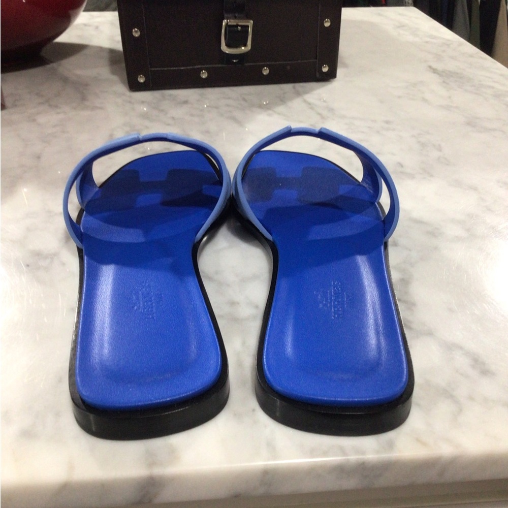 Hermes Oran blue Sandals - Picture 5 of 7